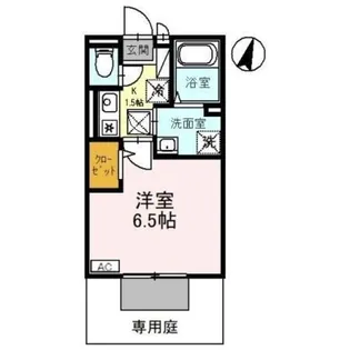 セジュールMARUGEN B棟【1階】の間取り