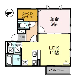 LOHAS・CASA【2階】の間取り