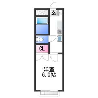 CREST−6【2階】の間取り