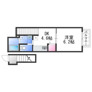 エスポワール久米田【2階】の間取り