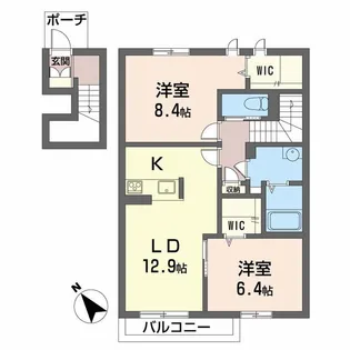 Maison Puspa【2階】の間取り