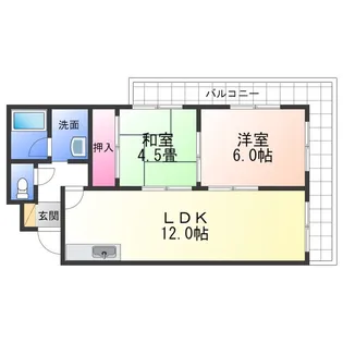 レジデンスファービューⅠ【4階】の間取り