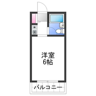 BASE−ONE貝塚【4階】の間取り