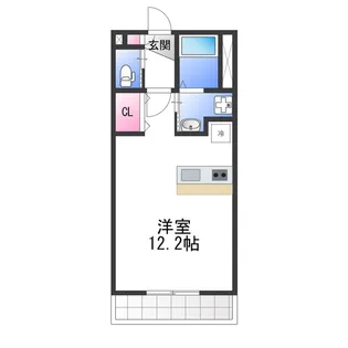 フィアスコート北助松Ⅱ【3階】の間取り