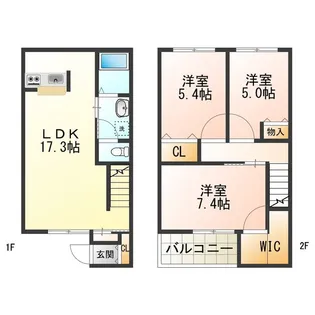 パルモ 末広【2階】の間取り