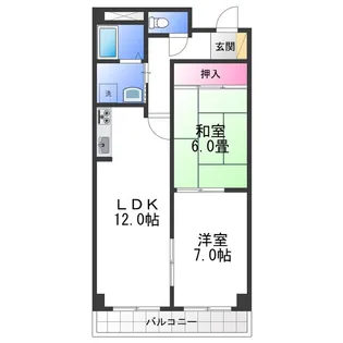 コートボナール【3階】の間取り
