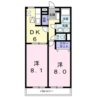 カレントⅠ【1階】の間取り