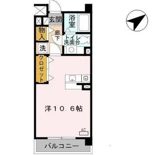 エスタシオン高石【1階】の間取り