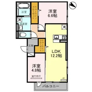 GRANDEL B棟【3階】の間取り