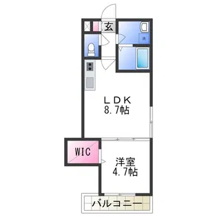 フォノン高石【1階】の間取り