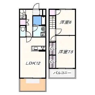 サラセニア【2階】の間取り