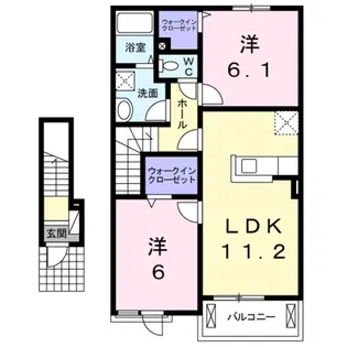 grand jete Ⅱ【2階】の間取り