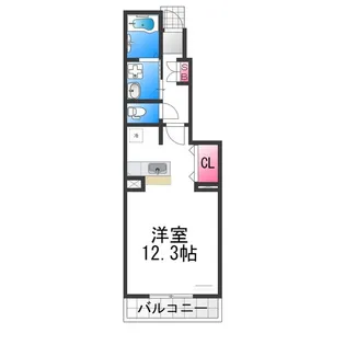 クラールコート【1階】の間取り