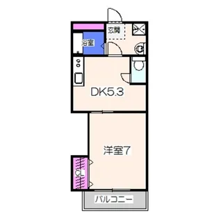 ハピネスⅠ番館【1階】の間取り