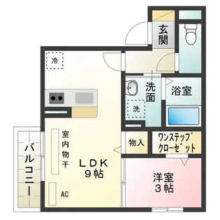 メゾン ド ショコラ 三国ヶ丘【2階】の間取り