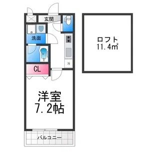 フジパレス南清水町Ⅲ番館【2階】の間取り