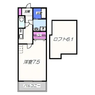 T&S・Kitahanada【201号室】の間取り