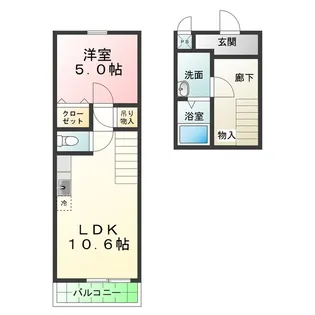 フジパレス 光竹庵【2階】の間取り