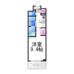 1Kの間取り画像