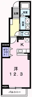 エスポワール【105号室】の間取り
