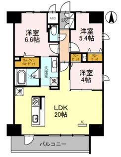 グラン ラヴィ レジデンス【1001号室】の間取り