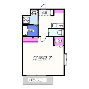 エヌエムサンカンテセット【3階】の間取り