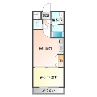 フジパレス堺大浜Ⅴ番館【302号室】の間取り