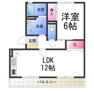 サニーコート【2階】の間取り