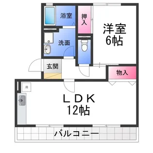 サニーコート【2階】の間取り