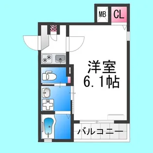 ルミエール栄橋【2階】の間取り