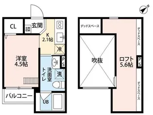 Secretariat(セクレタリアト)【101号室】の間取り