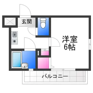 シャルマンフジ北花田【402号室】の間取り