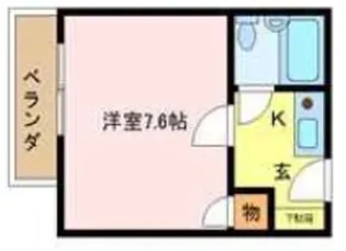 ドミールタチバナ五月町Ⅱ【502号室】の間取り