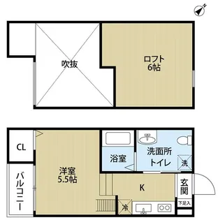 パロアルト【103号室】の間取り