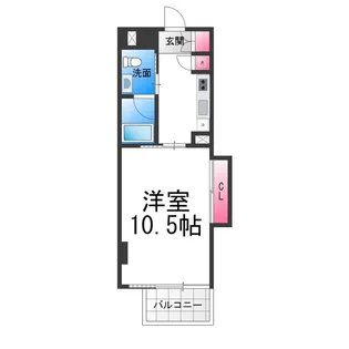 Nouvelle Vie(ヌーベル・ヴィエ)【4階】の間取り