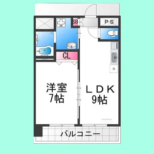 シティーコート南瓦町【10階】の間取り