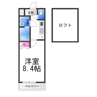 フィオーレ 東上野芝【203号室】の間取り