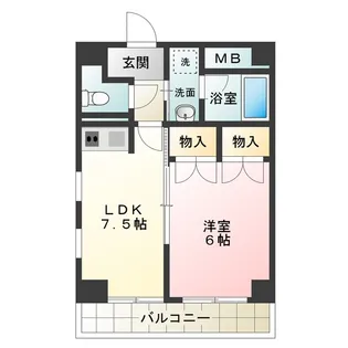 TSカーサSECONDO【4階】の間取り