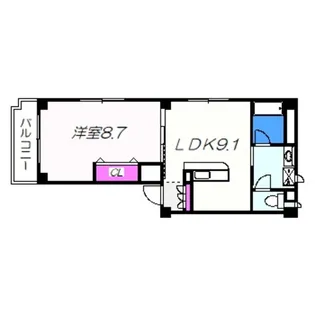 レジェンドフィールド【1階】の間取り