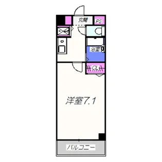 ヴィーブル三国ヶ丘【5階】の間取り