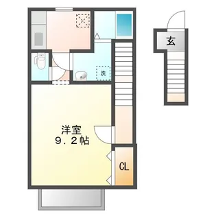 1Kの間取り画像