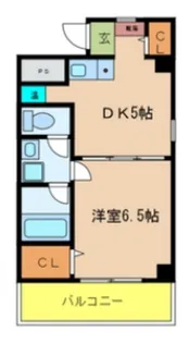リヴィエール三井【4階】の間取り