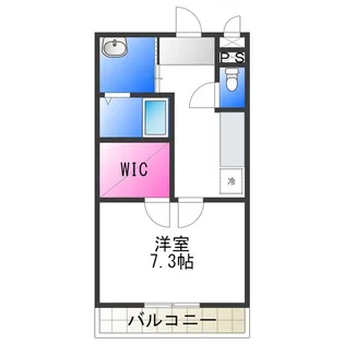 フジパレス石津川サウス【101号室】の間取り