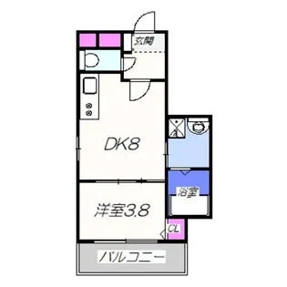 GRANDIR堺【302号室】の間取り