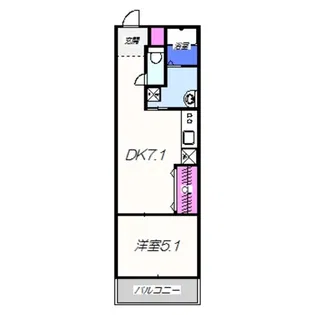 フジパレス堺なかもずⅢ番館【0102号室】の間取り
