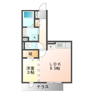 グレイス北花田【2階】の間取り