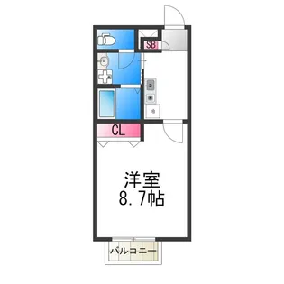 シャルム 砂道【1階】の間取り