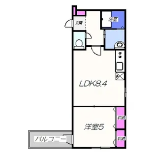 ノースフィールド北花田Ⅱ【203号室】の間取り