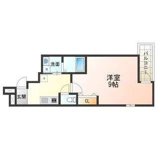 フジパレス浜寺公園Ⅱ番館【203号室】の間取り