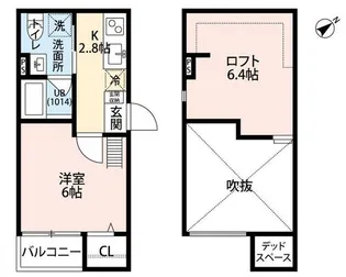 Port Line(ポートライン)【103号室】の間取り